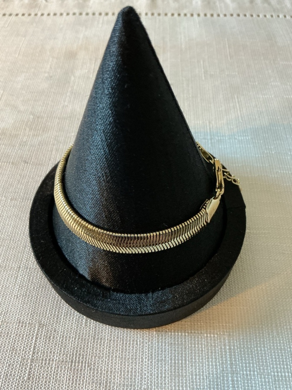 Herringbone Gold Tone Bracelet - Picture 2 of 4